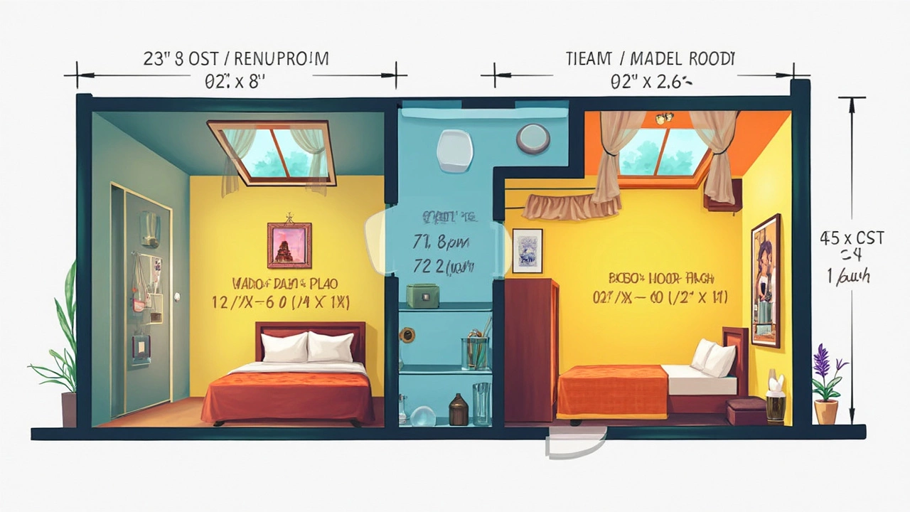 What's the Smallest Legal Size for a Bedroom in 2BHK Apartments?