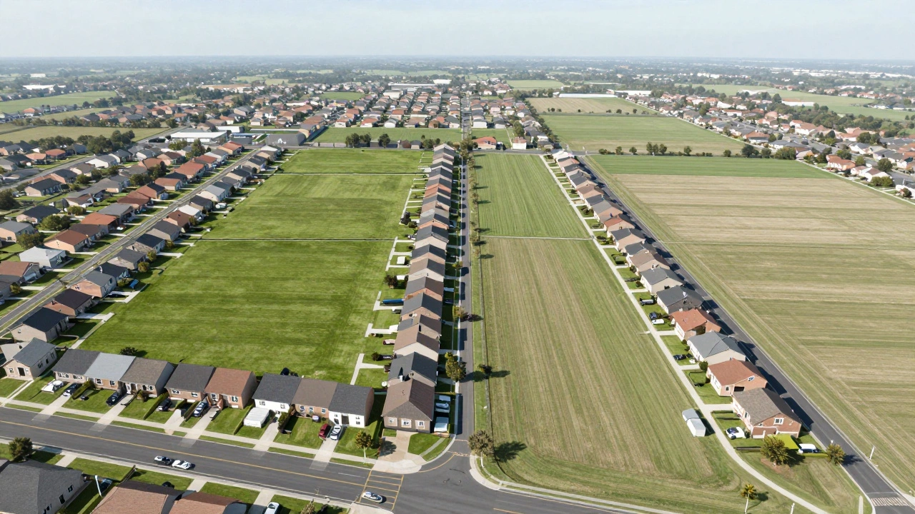 Comparison of wide vs narrow land plots for building